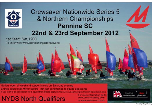 poster for Crewsaver Nationwide and Northern Area Championships