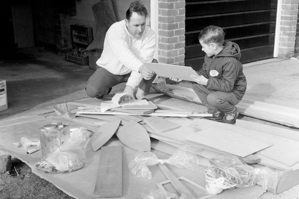 Mr Larry Cooper has just received a kit of parts to build a Mirror dinghy