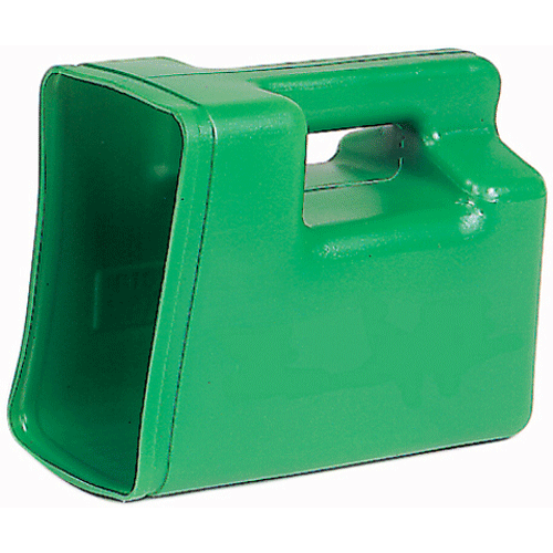 Large green plastic hand bailer